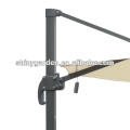 10ft extérieur en aluminium LED ampoule énergie solaire cantilever suspendu parapluie